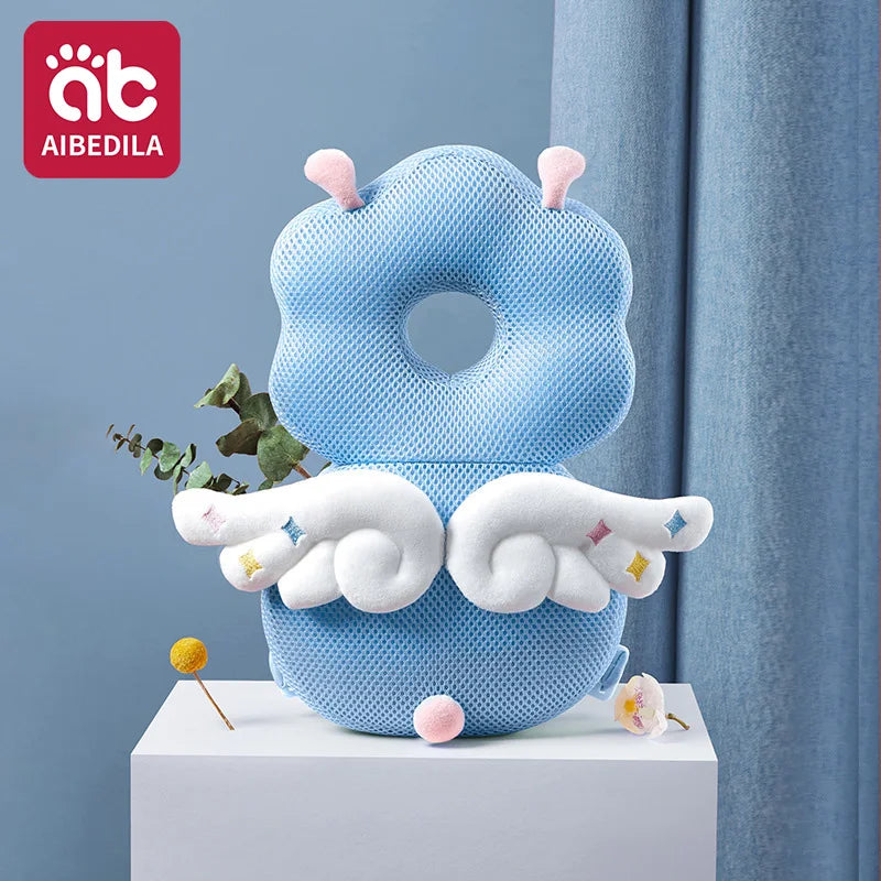 AIBEDILA Baby Head Protector Pillow Cartoon Backpack Toddler Safety Cushion for Learning to Walk Newborn Kids Anti-Fall Support