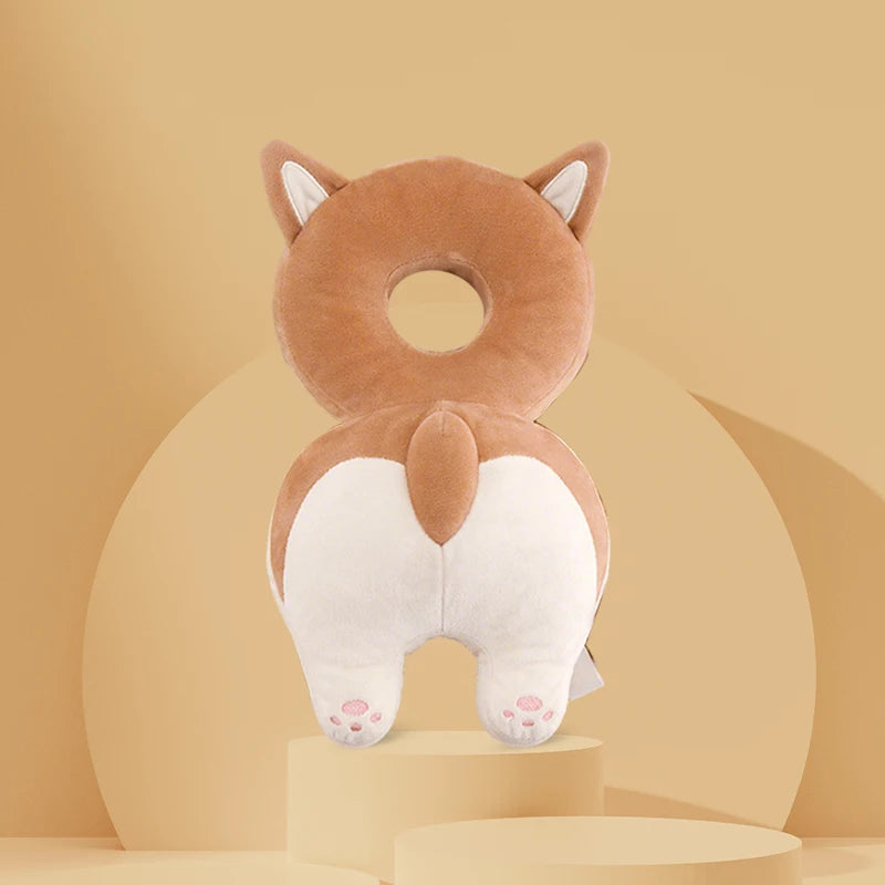 AIBEDILA Baby Head Protector Pillow Cartoon Backpack Toddler Safety Cushion for Learning to Walk Newborn Kids Anti-Fall Support